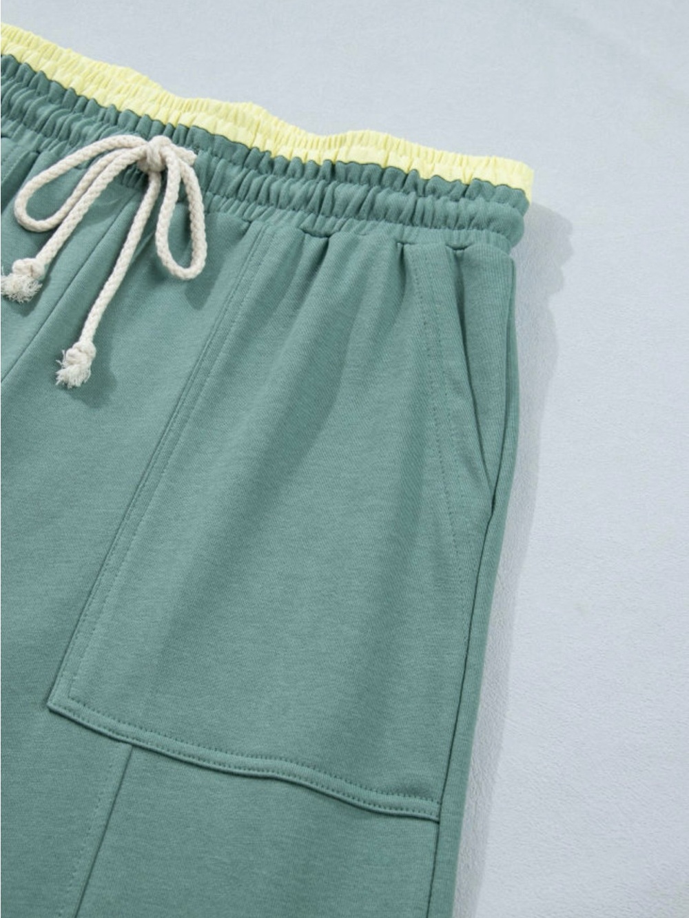 NWT! Wide Leg Floral Applique Pants - Teal! 🤩💕🌸 - Picture 8 of 11